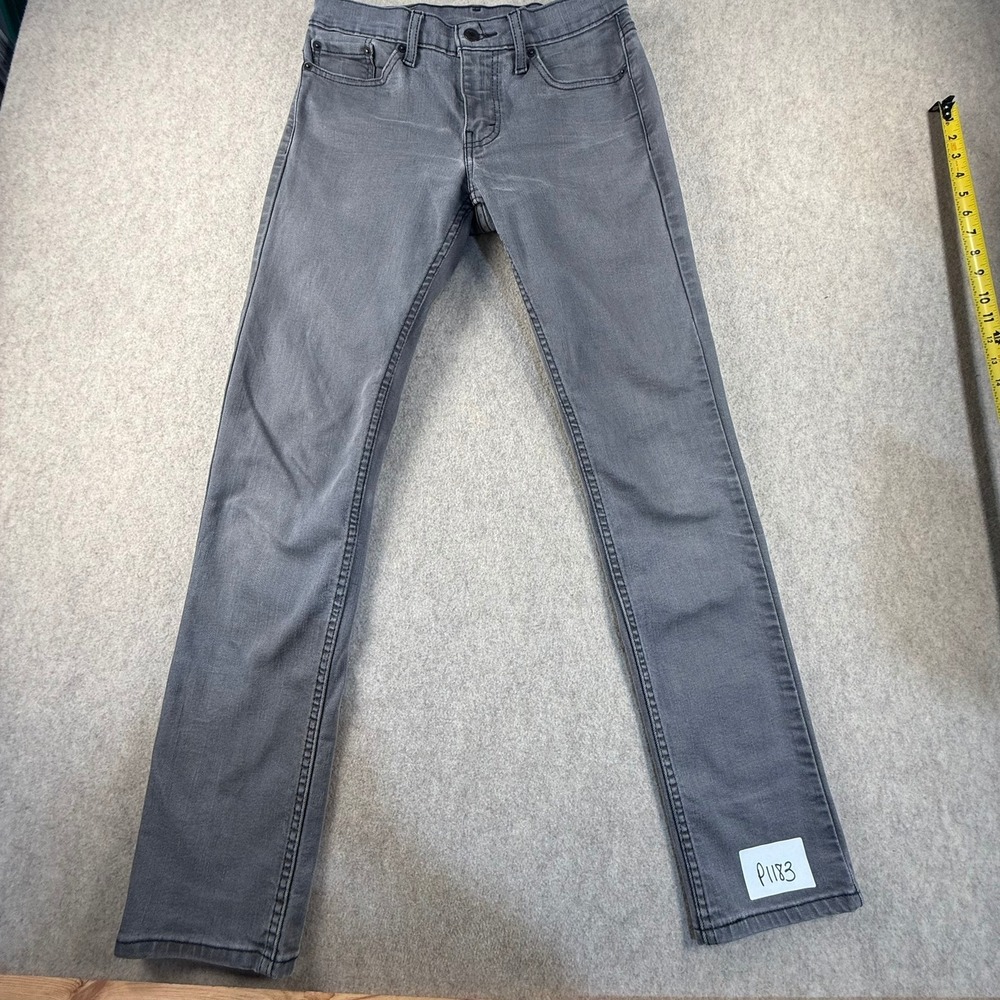Levis 511 Slim Fit Grey Denim Jeans Mens 29x32 04511-2272
